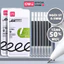 Combo 10 20 Ruột Bút Gel Deli Nhanh Khô Ngòi 0.5mm Dùng Cho Bút Bi Nước Bấm Đầu A575/A057B/S60