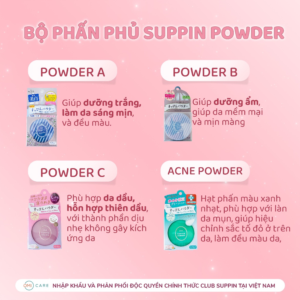 Phấn Phủ Dưỡng Da Club Suppin Powder C Hương Hoa Trái Tươi