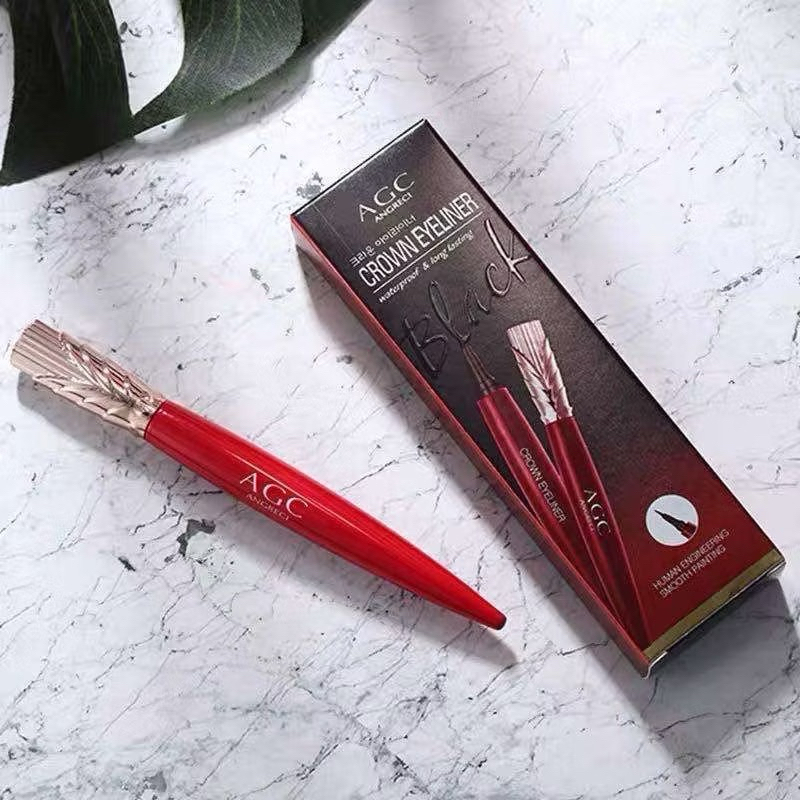 Bút Kẻ Mắt AGC Crown Eyeliner 0.15mm – Chống Trôi, Đầu Siêu Mảnh, Lâu Trôi Cả Ngày