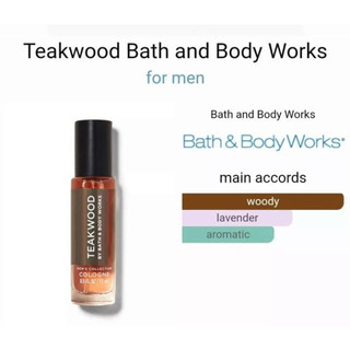 Nước hoa nam Bath and Body Works Mahogany Teakwood mini colone 15ml