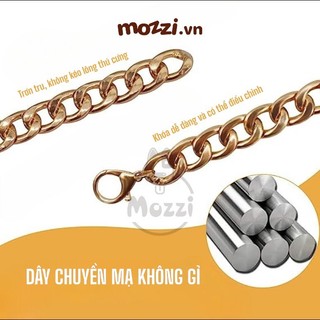 Dây chuyền vàng bạc làm theo yêu cầu cho chó mèo - Pettag Mozzi