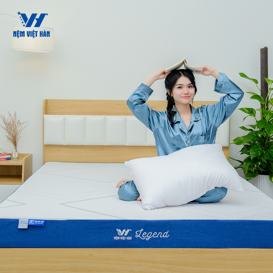 Ảnh Nệm cao su thiên nhiên Việt Hàn Legend - Nâng Đỡ Vượt Trội - Bảo Hành 15 Năm 2