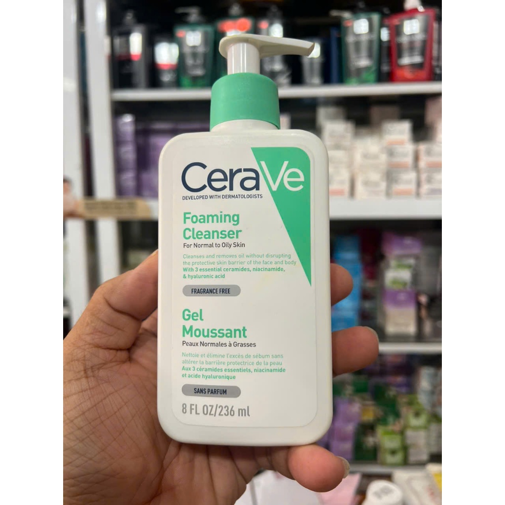 Sữa Rửa Mặt Cerave Foaming For Normal To Oily Skin 236ML | Shopee Việt Nam