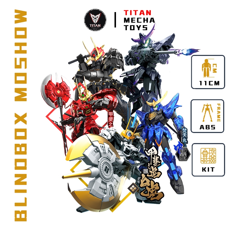[ Hàng Sẵn ] Mô hình lắp ráp Chibi Blindbox Moshow Set ( Gồm 6 hộp nhỏ ...