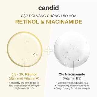 Tinh Chất Retinol Candid Chống Lão Hóa Candid 0.5% Retinol/ 1% Retinol 30ml