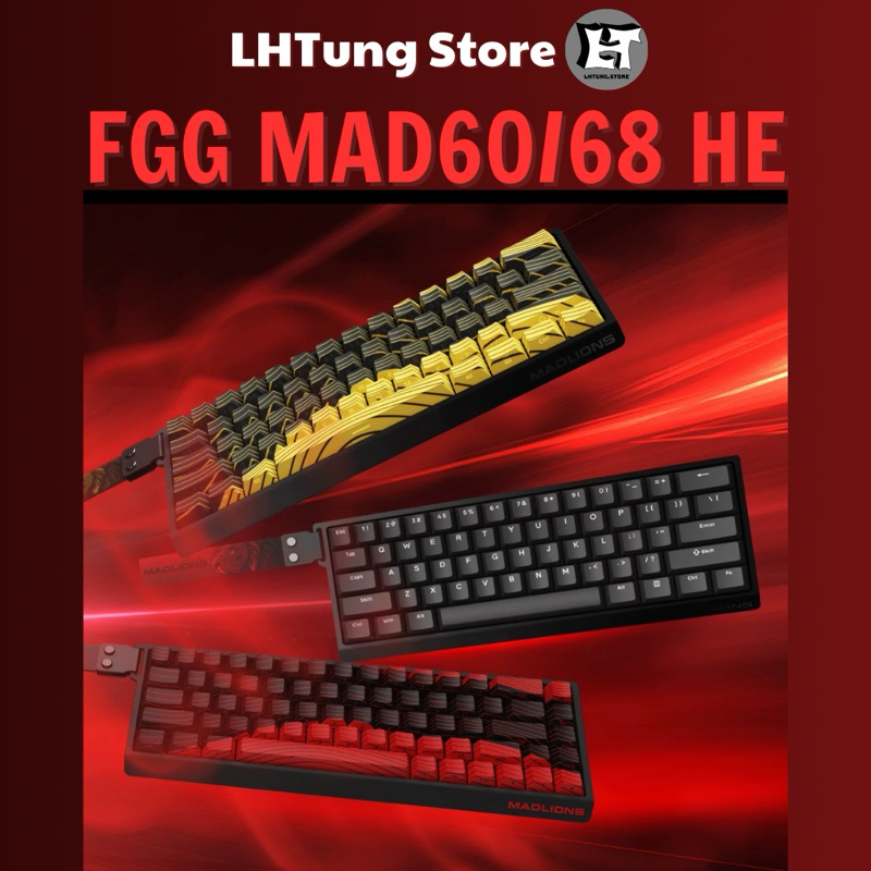 [SẴN GIAO NGAY] Bàn phím cơ gaming MAD60 MAD68 HE Rapid Trigger 1000hz 8000hz Shopee