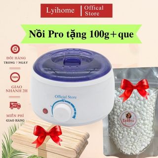 [TẶNG 100G] NỒI PRO nấu sáp wax lông,công suất lớn nấu được nhiều sáp, tiện lợi dễ sử dụng lyihome