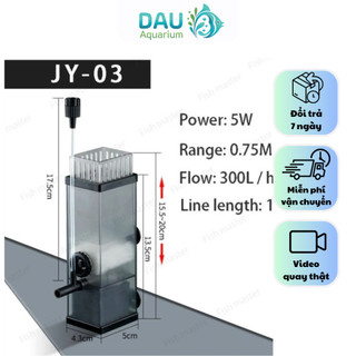 LỌC VÁNG SUNSUN JY03, JY02, YF01, EY03 - XỬ LÝ CẶN BẨN VÁNG DẦU BỀ MẶT CHO BỂ CÁ CẢNH THỦY SINH