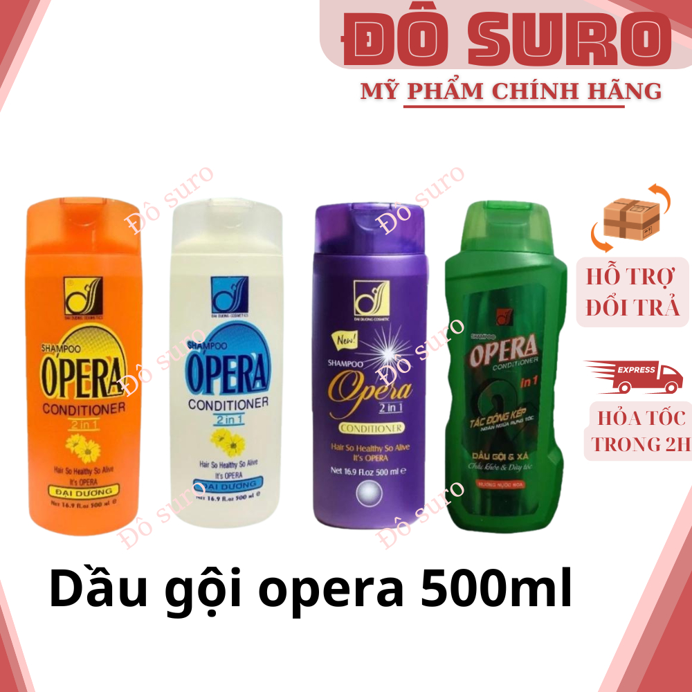 Dầu gội đầu Opera 2 trong 1 giảm gàu và rụng tóc 500ml ( đủ màu )