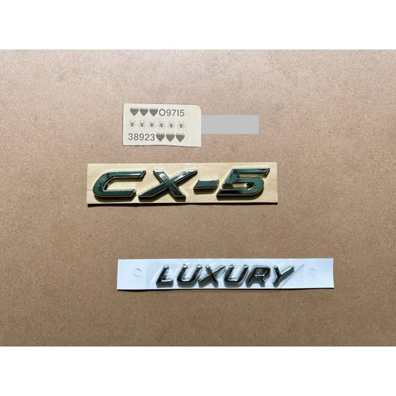 LOGO CHỮ CX5 LUXURY PREMIUM CAO CẤP DÁN XE MAZDA CX5 2022-2024 | Shopee ...