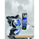Bi Cầu Vision Độ Sẵn Choá Chính Hãng Bi E11+ Và M10 Mắt Quỷ Đổi Màu+Vòng 3D Trắng Lắp Đặt Dễ Dàng Bảo Hành 24 Tháng — ảnh 3