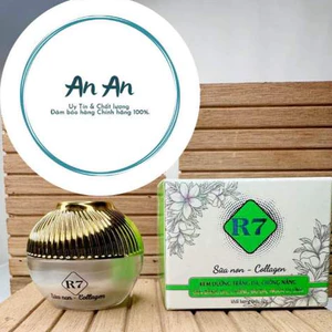 Kem R7(Xanh Lá) Dưỡng Trắng Da, chống nắng, cân bằng da ngừa dị ứng 12gr/ 25gr