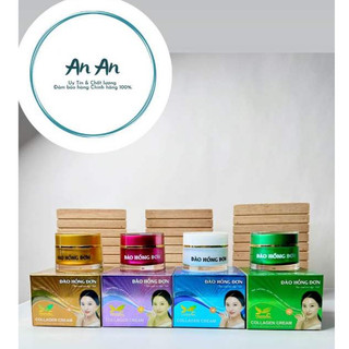 Kem Đào Hồng Đơn dưỡng trắng da - chống lão hóa sạm thâm quầng mí mắt - chống nắng (Xanh Dương) 12g/ 18g/ 30g