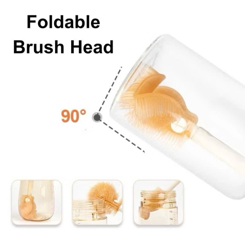 Bộ Hộp Cọ Rửa Bình Sữa Gấp Gọn Cho Bé Joy Life Di Động 6 Chi Tiết Vừa Cọ Bình Úp Bình Tiện Lợi Nhỏ G