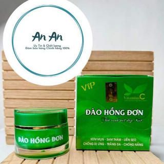 Kem Đào Hồng Đơn Mụn - Sạm Thâm - Liền Sẹo - Chống Dị Ứng - Trắng Da - Chống Nắng ( Xanh Lá ) 12g/ 18g/ 30g