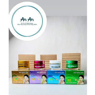 Kem Đào Hồng Đơn Mụn - Sạm Thâm - Liền Sẹo - Chống Dị Ứng - Trắng Da - Chống Nắng ( Xanh Lá ) 12g/ 18g/ 30g