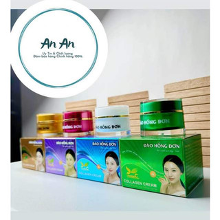 Kem Đào Hồng Đơn Mụn - Sạm Thâm - Liền Sẹo - Chống Dị Ứng - Trắng Da - Chống Nắng ( Xanh Lá ) 12g/ 18g/ 30g