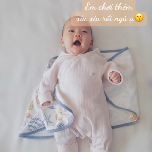 Ảnh Cho Bé Sơ Sinh Cotton Mềm Mịn (Kt: 35x80Cm) 2