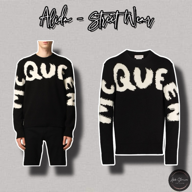 ⚡️[Hight Quality] Áo Len A1exand1r M1q11n Graffiti Sweaters - Điểm Nhấn Logo Dệt Kim Chạy Quanh Áo Cao Cấp Áo Len Nam Nữ