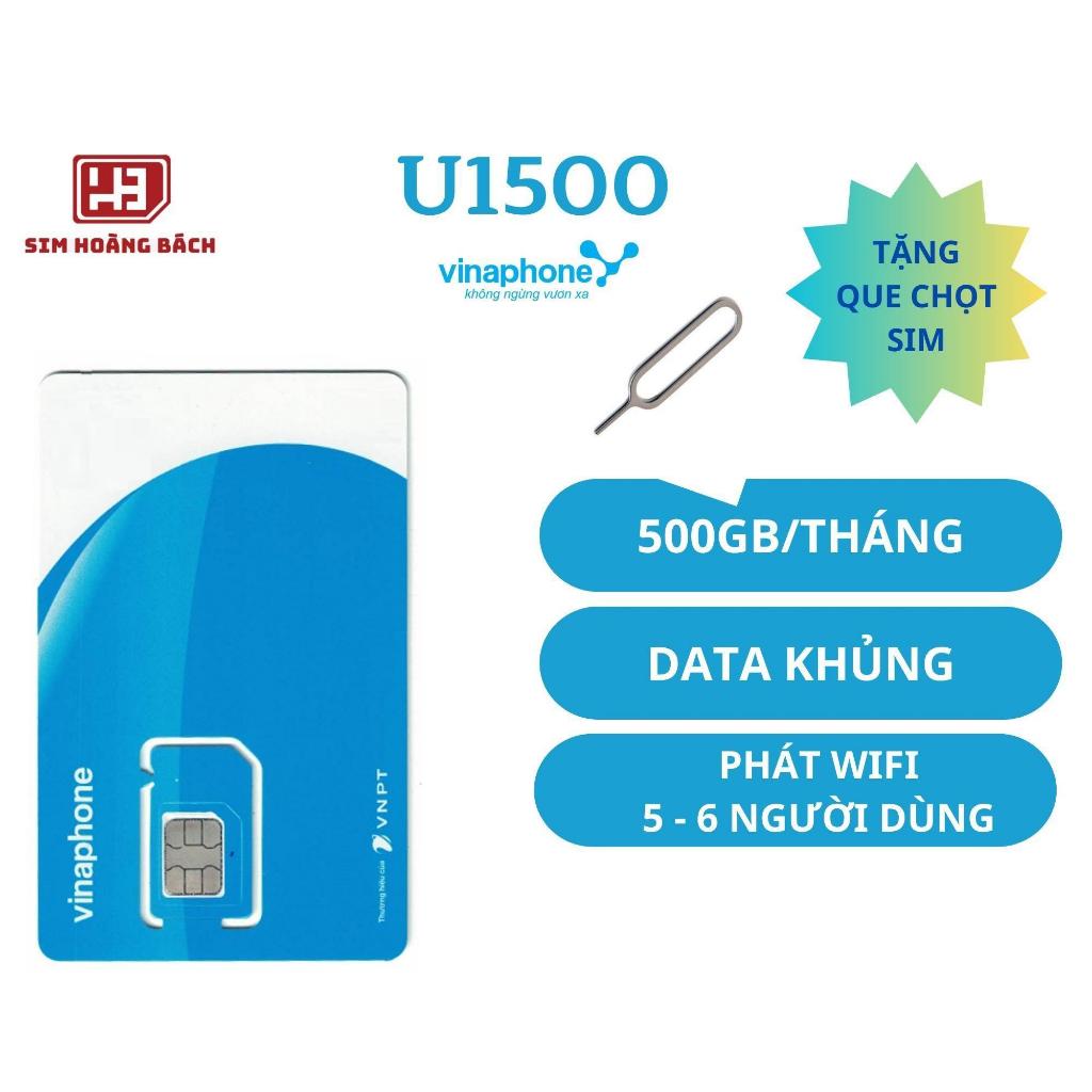 SIM 4G VINAPHONE U150/U1500 - Không Chia Ngày Sử Dụng, Tiện Lợi & 500GB ...
