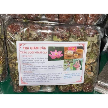 Trà Giảm Cân Lá Lam 10 vị , điều hoá huyết áp , chống béo phì , giảm cân an toàn không mất nước , mệt mỏi