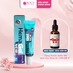 HemaGel 5g Hỗ Trợ Vết Thương Hở, Bảo Vệ Và Làm Liền Vết Thương, Ngăn Ngừa Quá Trình Hình Thành Sẹo