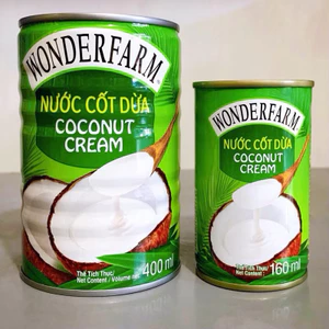 Nước Cốt Dừa Wonderfarm lon 400ml và 160ml