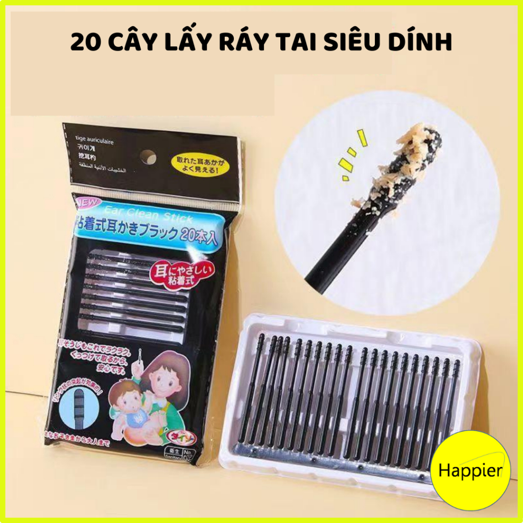 Set 20 Cây Lấy Ráy Tai Siêu Dính | Shopee Việt Nam