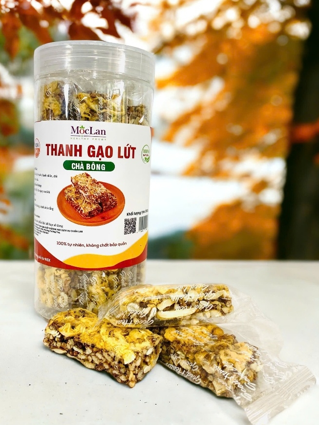 Ảnh Thanh gạo lứt chà bông, mix các hạt dinh dưỡng Mộc Lan Healthy 250g, 500g 1