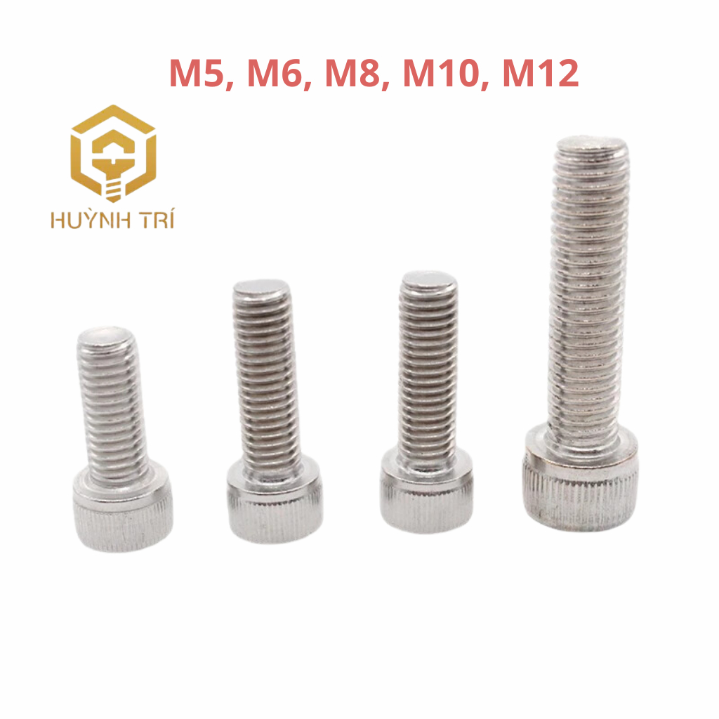 Bulong lục giác đầu trụ Inox 304 M4, M5, M6, M8, M10, ốc lục giác inox ...