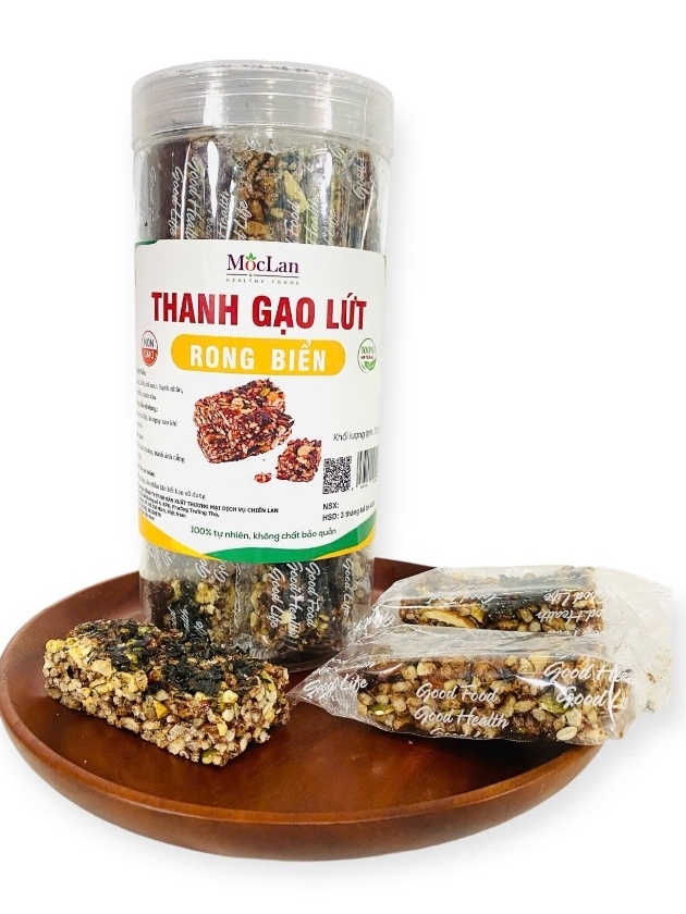 Ảnh Thanh gạo lứt rong biển, mix các hạt dinh dưỡng Mộc Lan Healthy 250g, 500g 2