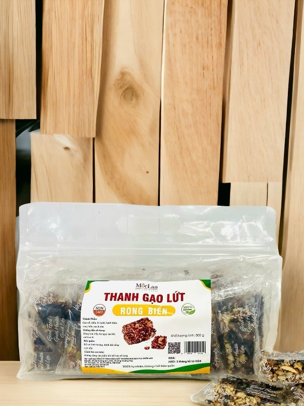 Ảnh Thanh gạo lứt rong biển, mix các hạt dinh dưỡng Mộc Lan Healthy 250g, 500g 4