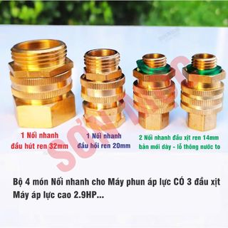 KHỚP NỐI NHANH máy rửa xe - máy phun rửa áp lực( đầu nối nhanh)