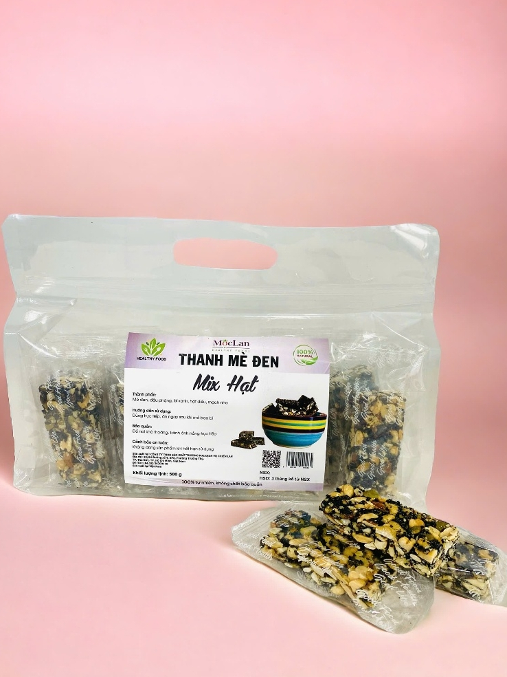 Ảnh Thanh mè đen, mix hạt dinh dưỡng Mộc Lan Healthy 250g, 500g 4
