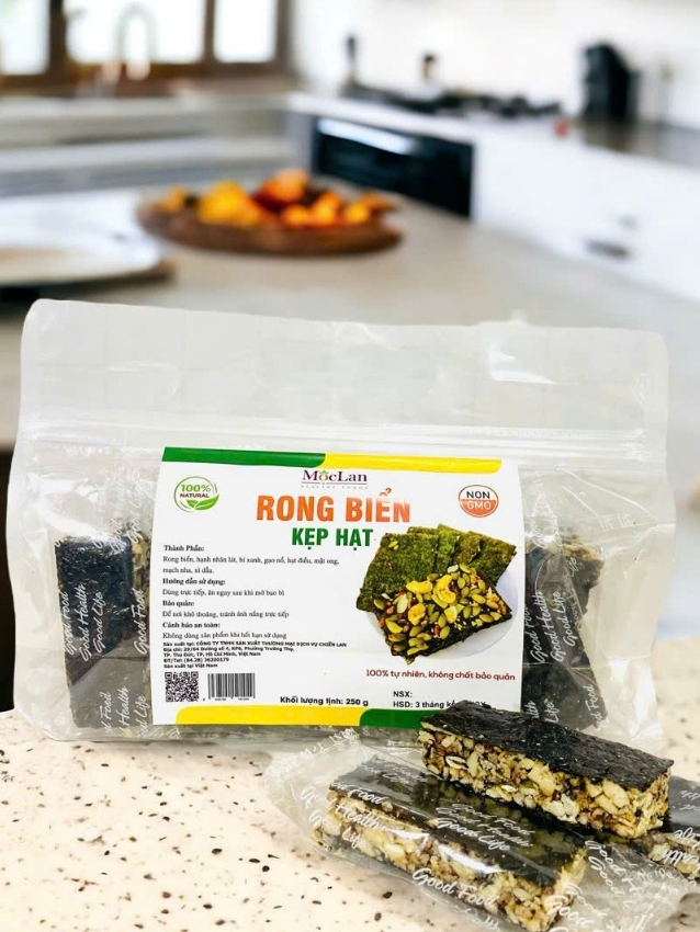 Ảnh Rong biển kẹp hạt dinh dưỡng ăn kiêng giảm cân Mộc Lan Healthy Foods - 250g, 500g 4