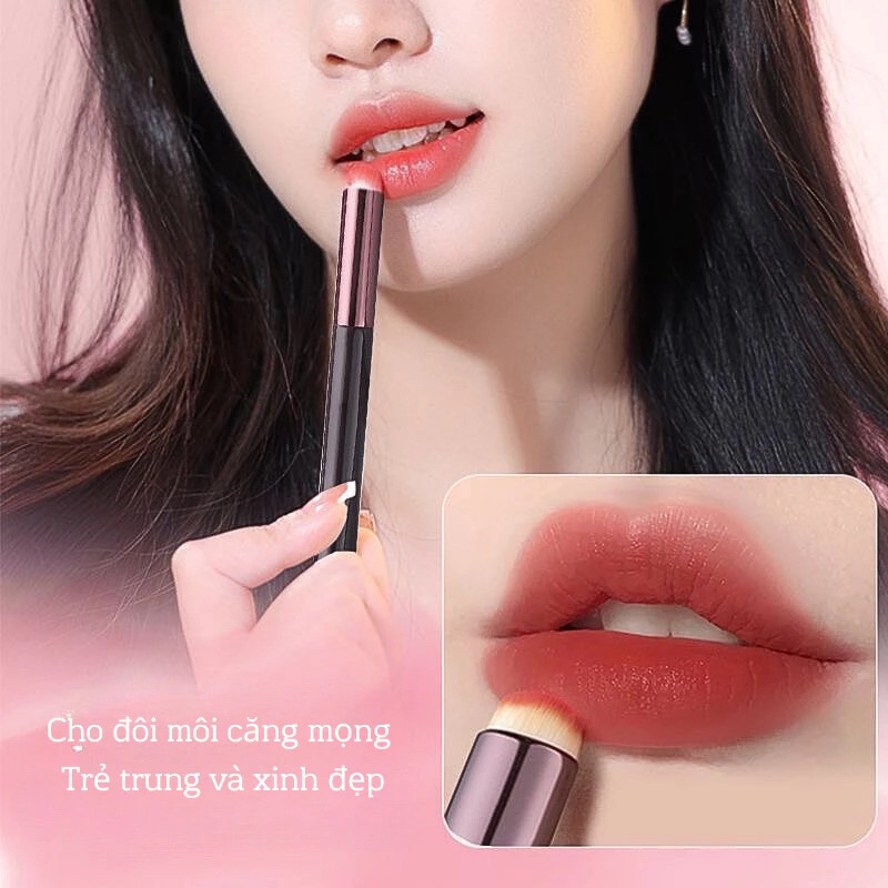 Cọ môi che khuyết điểm - Cọ môi mềm 2 in 1