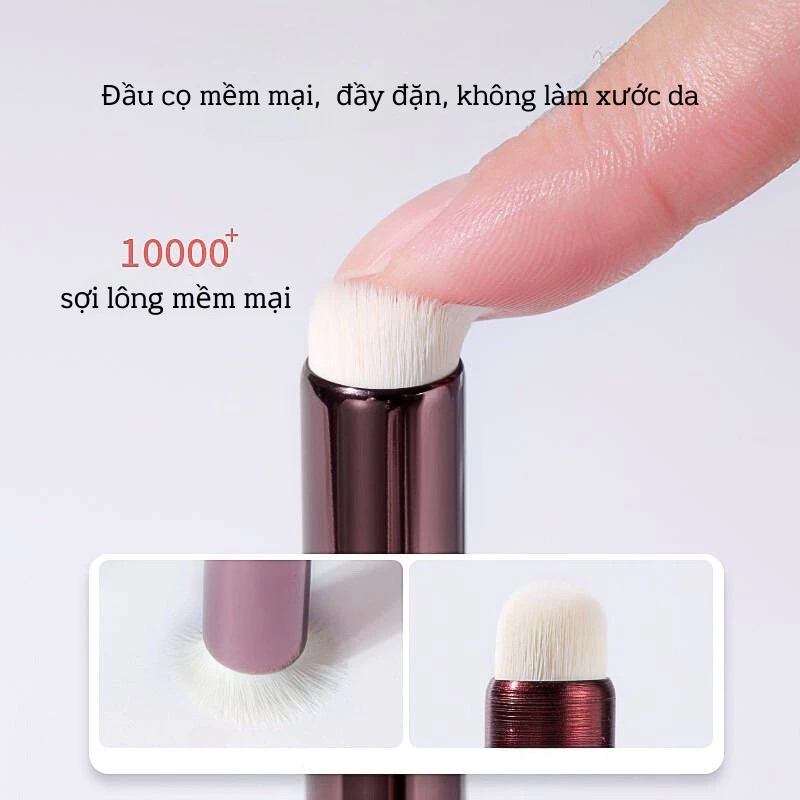 Cọ môi che khuyết điểm - Cọ môi mềm 2 in 1