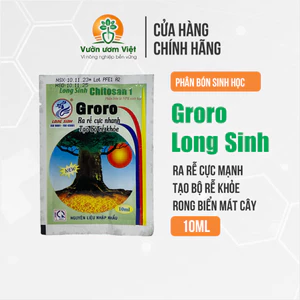 Phân bón Groro siêu kích rễ, dạng gói nhỏ tiện dụng, dùng cho tất cả các loại cây trồng - Gói 10ml