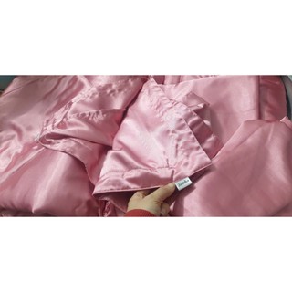 [Best Seller]Trọn Bộ Chăn  Ga Gối Lụa Lavish Silk Cao Cấp Mát Lạnh Hàng Loại 1- Hồng Dâu