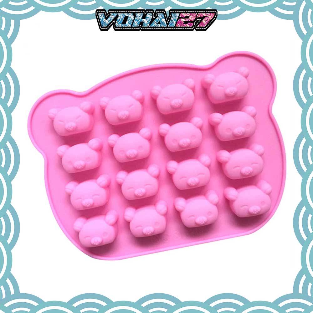 Khuôn Silicon Gấu Koala Dễ Thương Trang Trí Bánh Dụng Cụ Thạch Mousse Kẹo Chịu Nhiệt Cao - VH2