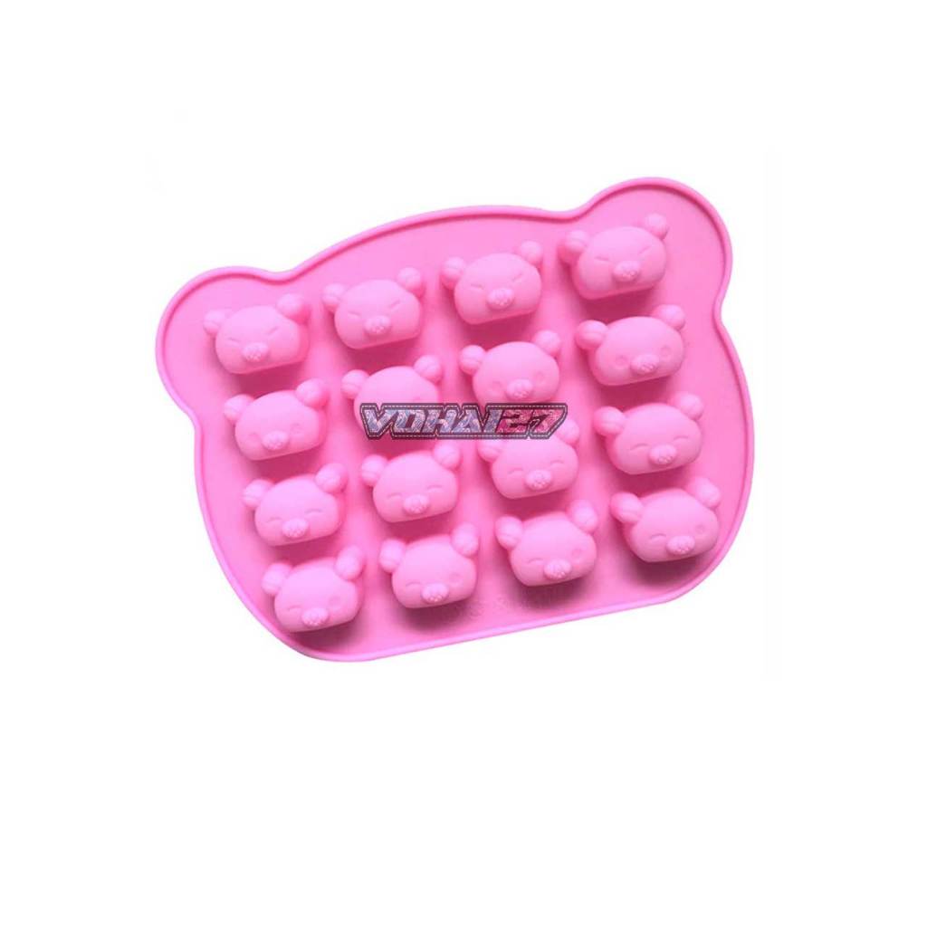 Khuôn Silicon Gấu Koala Dễ Thương Trang Trí Bánh Dụng Cụ Thạch Mousse Kẹo Chịu Nhiệt Cao - VH2