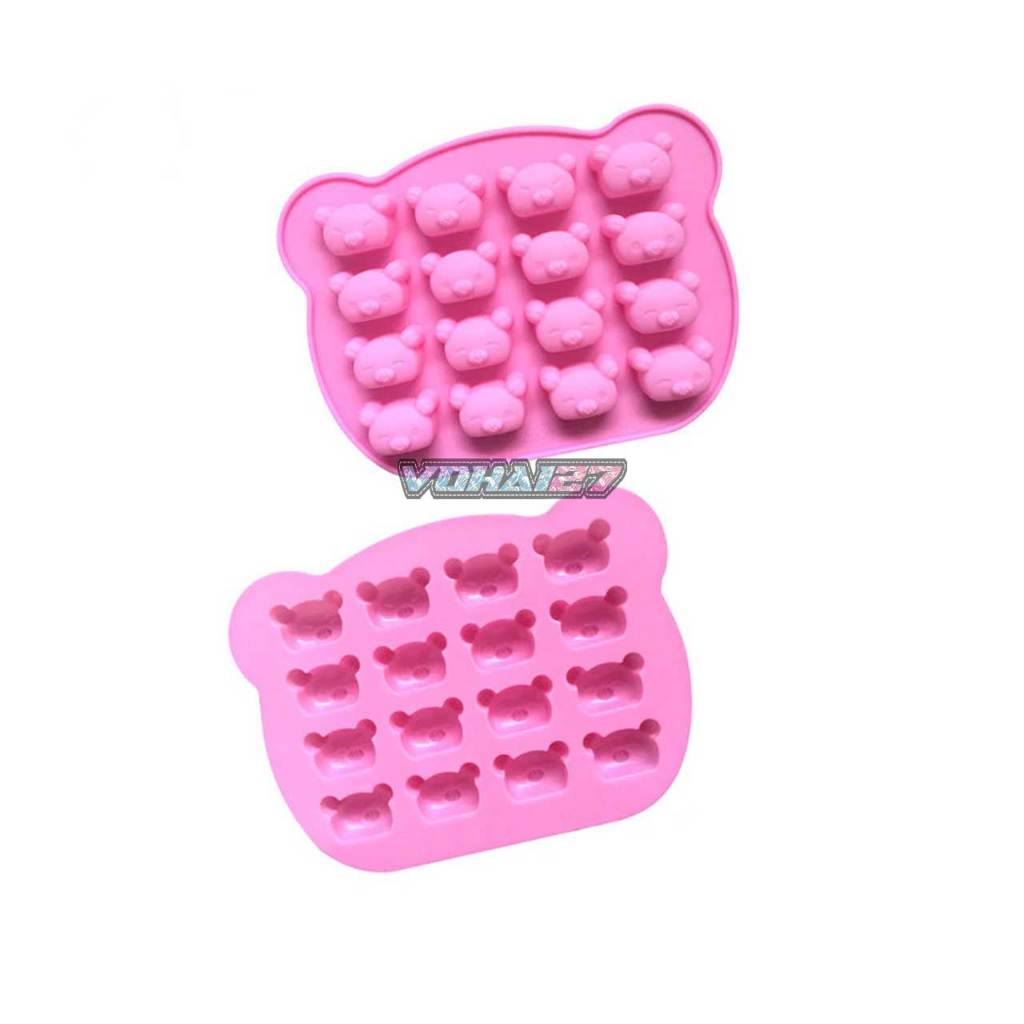 Khuôn Silicon Gấu Koala Dễ Thương Trang Trí Bánh Dụng Cụ Thạch Mousse Kẹo Chịu Nhiệt Cao - VH2