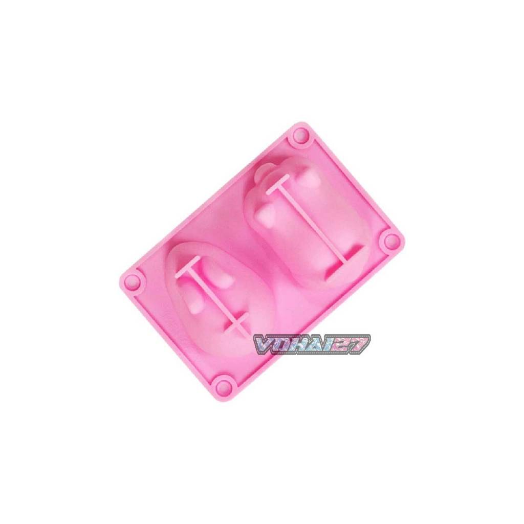 Khuôn Silicon Heo Thỏ Làm Socola, Đậu Hũ Non, Thạch Rau câu, Pudding Chịu Nhiệt Cao