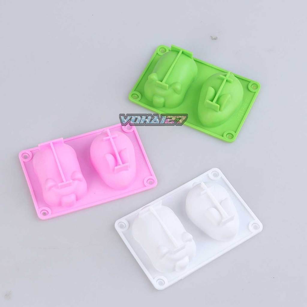 Khuôn Silicon Heo Thỏ Làm Socola, Đậu Hũ Non, Thạch Rau câu, Pudding Chịu Nhiệt Cao