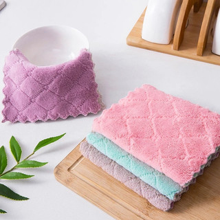 Khăn Lau Đa Năng 2 Mặt Mềm Mịn, Lau Bếp, Lau Tay, Lau Kính Sạch Bong KT0L4