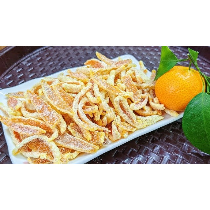 Mứt Trần Bì (Mứt Vỏ Cam) Ngon, Mới