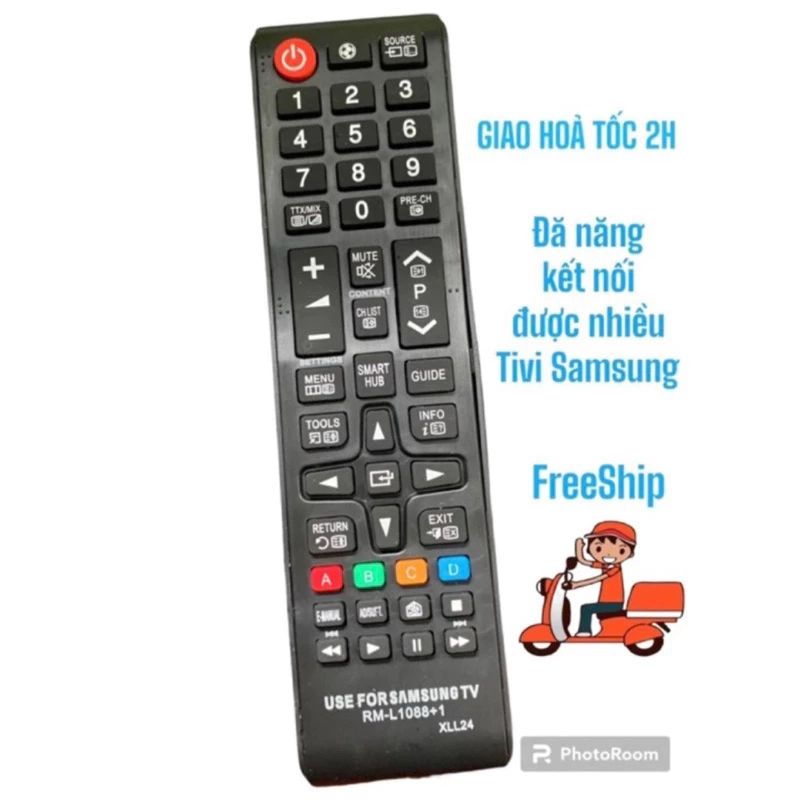 ĐIỀU KHIỂN Remote Tivi SAMSUNG RM-L1088+1. Điều khiển đa năng bấm được nhiều đời TIVI SAMSUNG