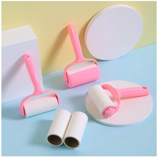 Cây Lăn Bụi Cầm Tay Lõi 10cm, Keo Siêu Dính, Cán Nhựa Chắc Chắn, Thiết Kế Xé Chéo Thông Minh