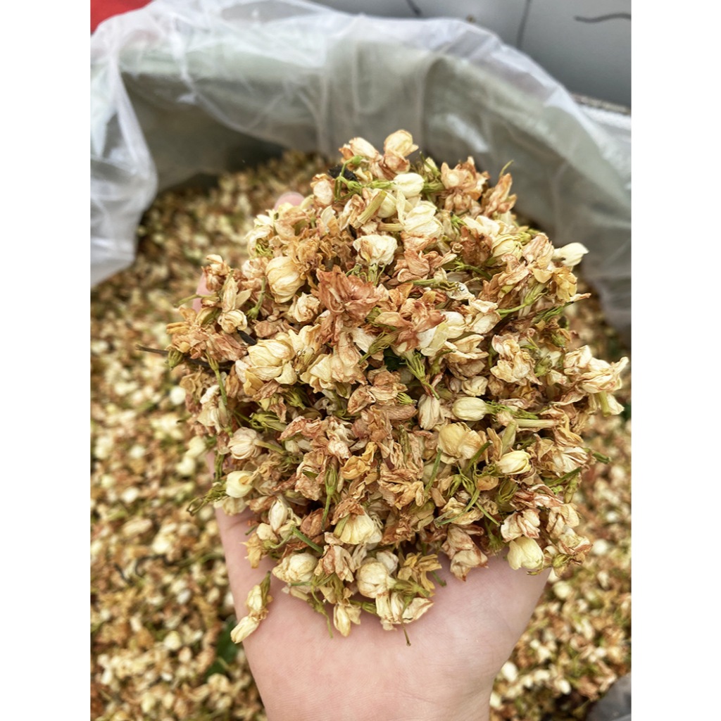 50g, 100g, 200g Trà Hoa Nhài (hoa Lài) nở Sấy Khô Nguyên Bông - Chống oxy hóa, giảm cân, an thần