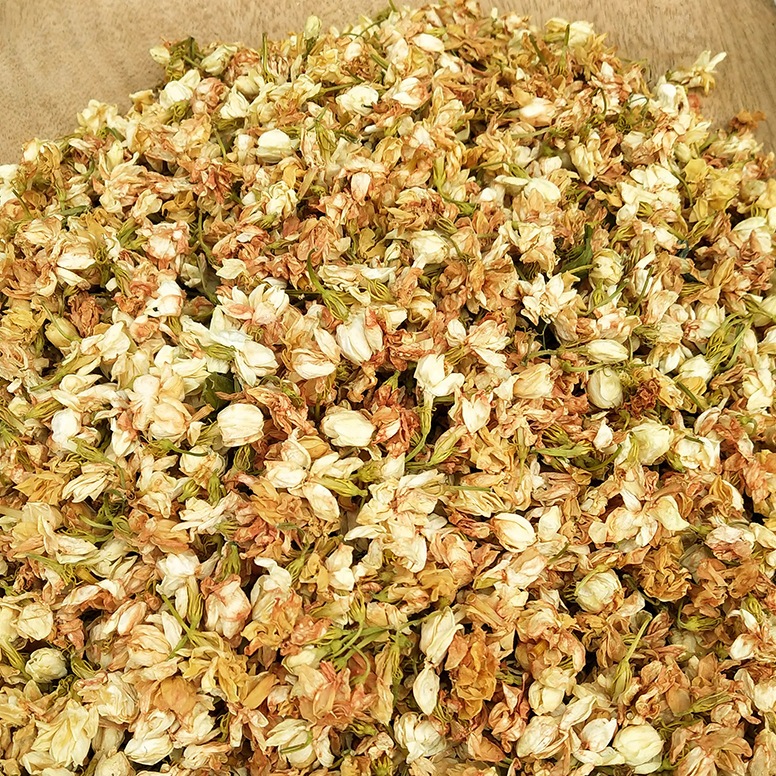 50g, 100g, 200g Trà Hoa Nhài (hoa Lài) nở Sấy Khô Nguyên Bông - Chống oxy hóa, giảm cân, an thần